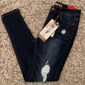 Enjean distressed ankle skinny jeans Size 7